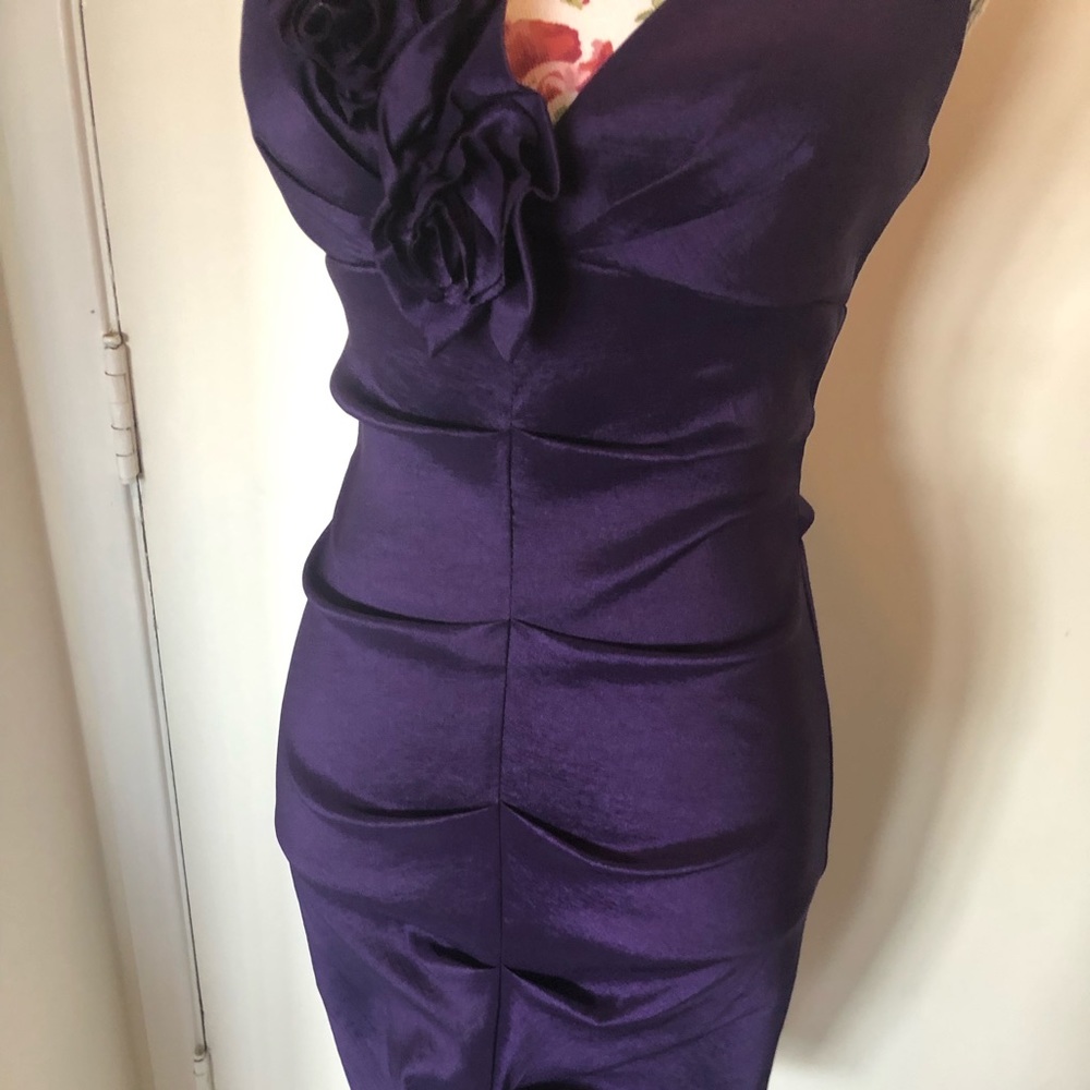 Gently used purple cocktail dress